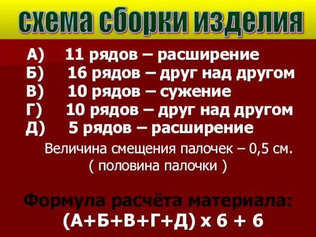 А) 11 рядов – расширение Б) 16 рядов – друг над другом