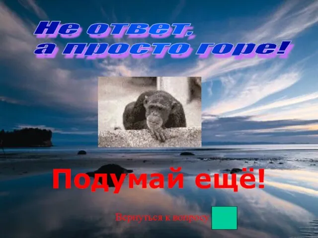 Не ответ, а просто горе! Подумай ещё! Вернуться к вопросу