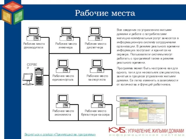 Рабочие места Все сведения по управлению жилыми домами и работе с потребителями