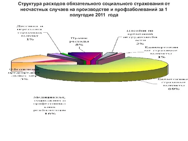 Структура расходов обязательного социального страхования от несчастных случаев на производстве и профзаболеваний