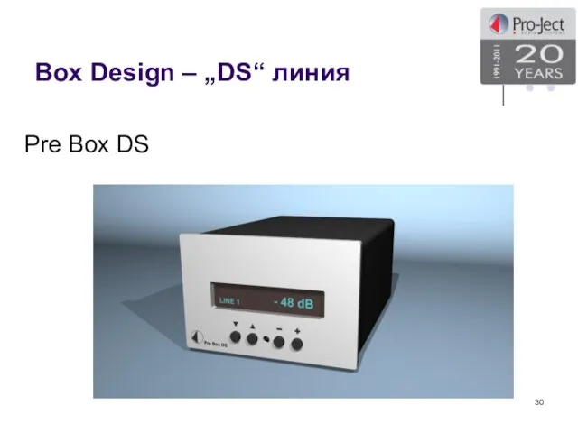 Box Design – „DS“ линия Pre Box DS