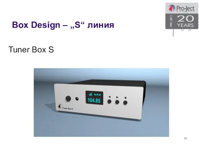 Box Design – „S“ линия Tuner Box S