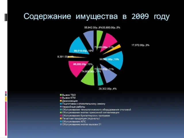 Содержание имущества в 2009 году