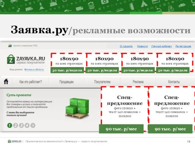 Заявка.ру/рекламные возможности 180x90 на всех страницах 180x90 на всех страницах 180x90 на