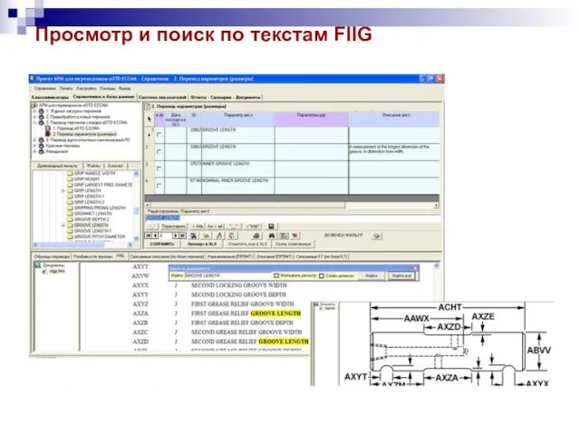 Просмотр и поиск по текстам FIIG