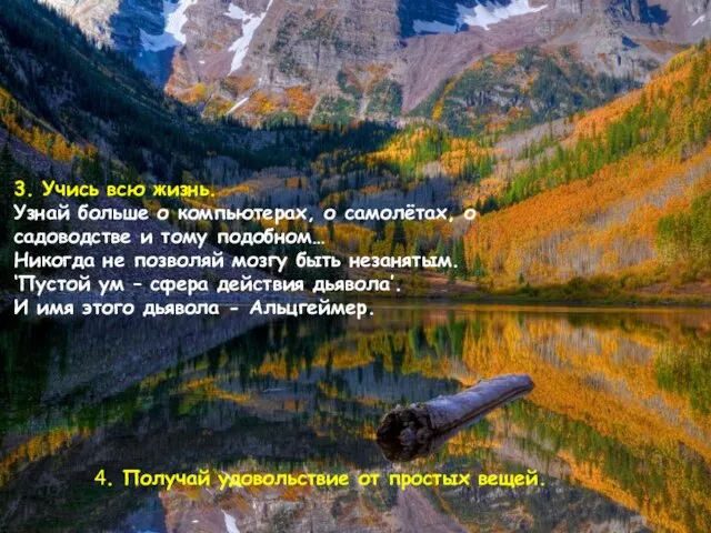 3. Учись всю жизнь. Узнай больше о компьютерах, о самолётах, о садоводстве