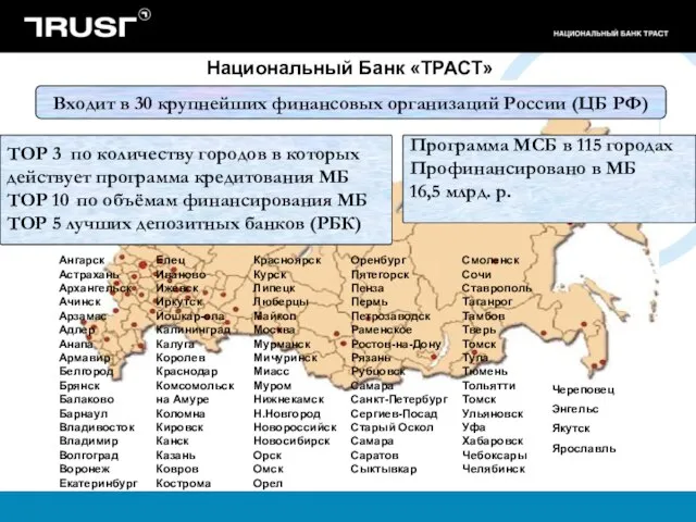 Череповец Энгельс Якутск Ярославль ТОР 3 по количеству городов в которых действует