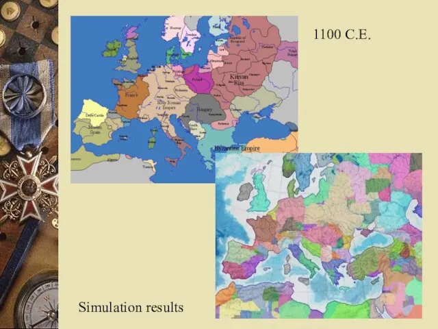 1100 C.E. Simulation results