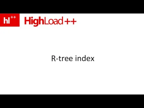 R-tree index