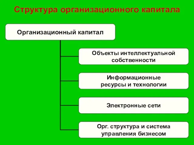 Структура организационного капитала