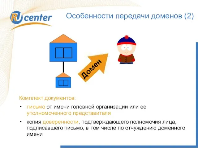 Комплект документов: письмо от имени головной организации или ее уполномоченного представителя копия