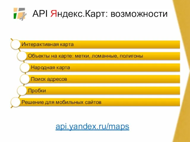 API Яндекс.Карт: возможности api.yandex.ru/maps