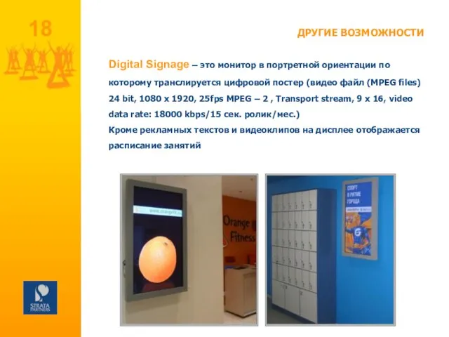 Digital Signage – это монитор в портретной ориентации по которому транслируется цифровой