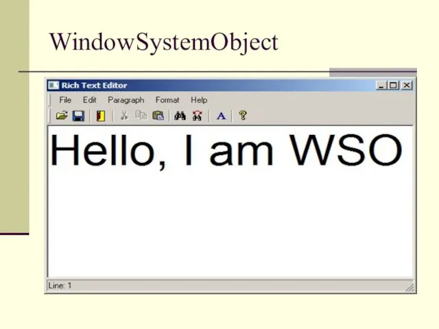 WindowSystemObject