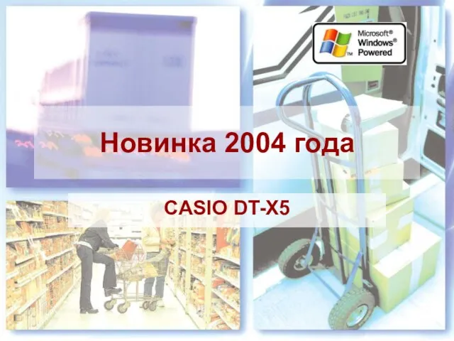 Новинка 2004 года CASIO DT-X5