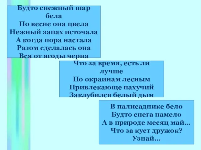 Что за время, есть ли лучше По окраинам лесным Привлекающе пахучий Заклубился