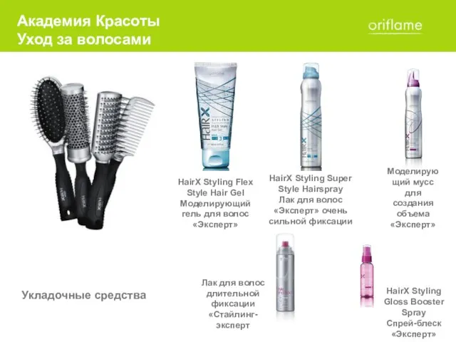 Академия Красоты Уход за волосами Укладочные средства HairX Styling Gloss Booster Spray