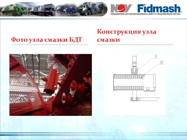 Фото узла смазки БДТ Конструкция узла смазки