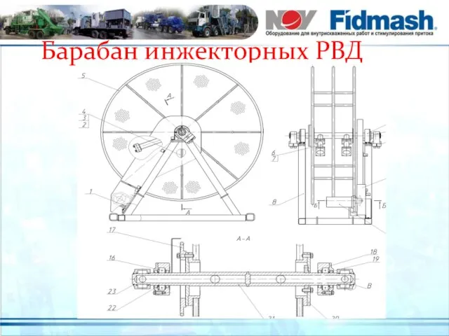 Барабан инжекторных РВД