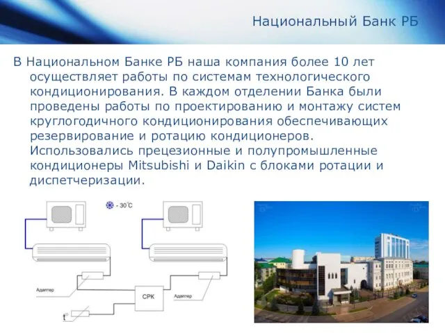 Национальный Банк РБ В Национальном Банке РБ наша компания более 10 лет