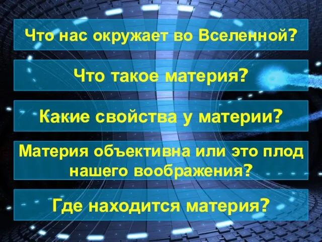 Материя объективна или это плод нашего воображения? Что такое материя? Какие свойства