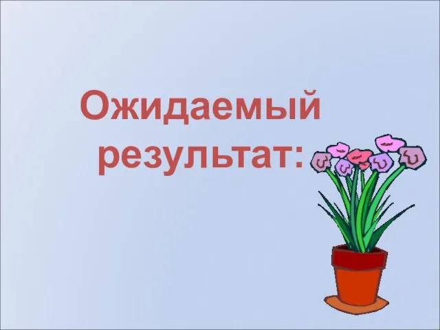 Ожидаемый результат: