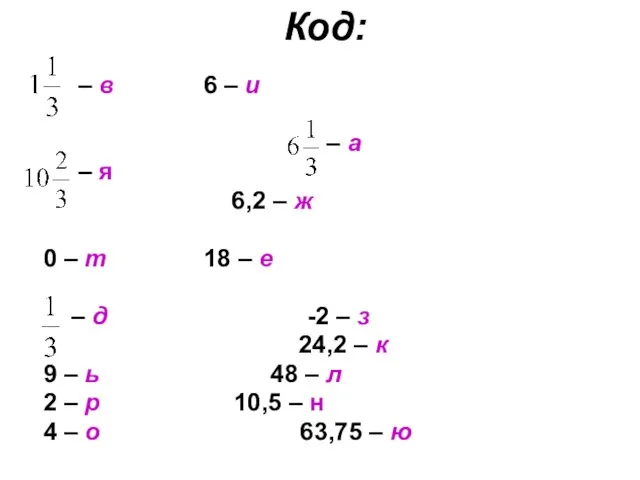 Код: – в 6 – и – а – я 6,2 –