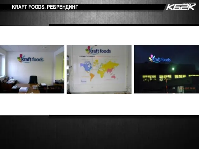 KRAFT FOODS. РЕБРЕНДИНГ