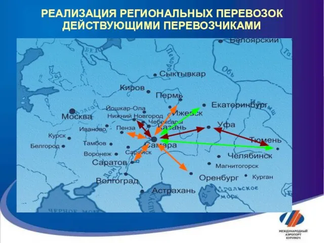 РЕАЛИЗАЦИЯ РЕГИОНАЛЬНЫХ ПЕРЕВОЗОК ДЕЙСТВУЮЩИМИ ПЕРЕВОЗЧИКАМИ