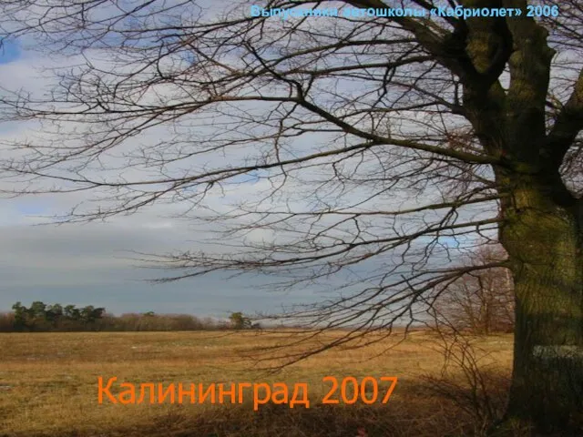 Калининград 2007 Выпускники автошколы «Кабриолет» 2006