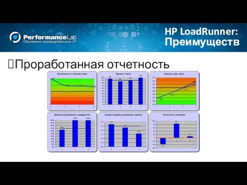 Преимущества HP LoadRunner: Проработанная отчетность