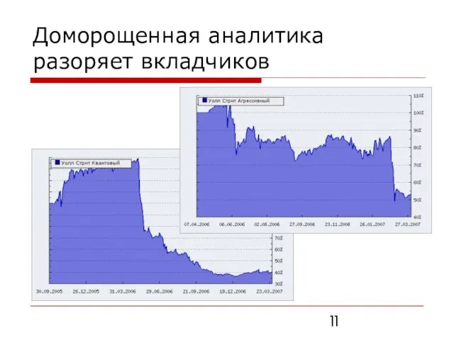 Доморощенная аналитика разоряет вкладчиков