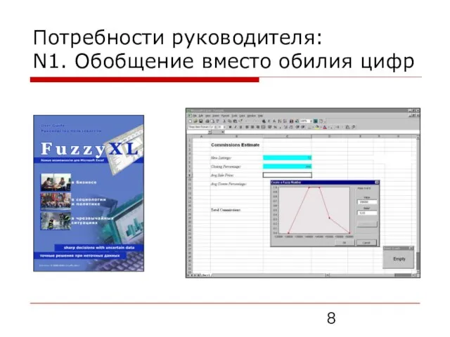 Потребности руководителя: N1. Обобщение вместо обилия цифр