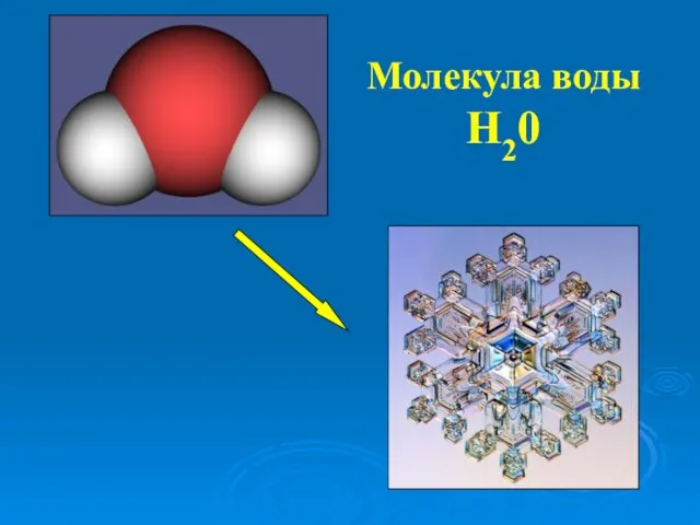 Молекула воды Н20