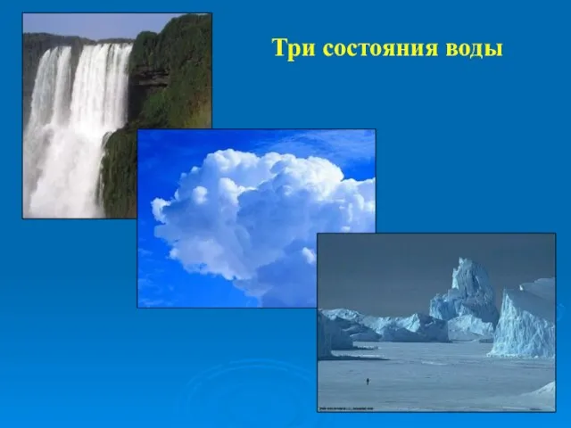 Три состояния воды