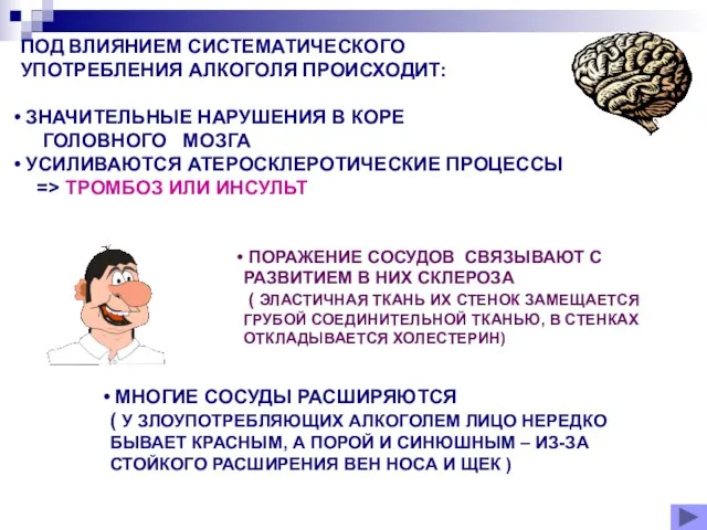 ПОД ВЛИЯНИЕМ СИСТЕМАТИЧЕСКОГО УПОТРЕБЛЕНИЯ АЛКОГОЛЯ ПРОИСХОДИТ: ЗНАЧИТЕЛЬНЫЕ НАРУШЕНИЯ В КОРЕ ГОЛОВНОГО МОЗГА