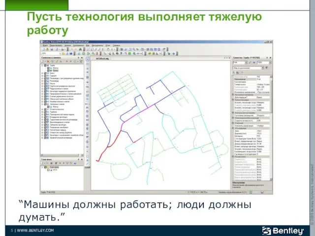 Пусть технология выполняет тяжелую работу “Машины должны работать; люди должны думать.”