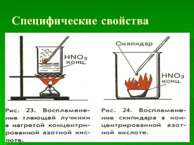 Специфические свойства