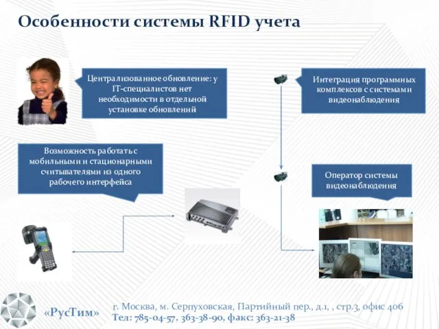 «РусТим» г. Москва, м. Серпуховская, Партийный пер., д.1, , стр.3, офис 406