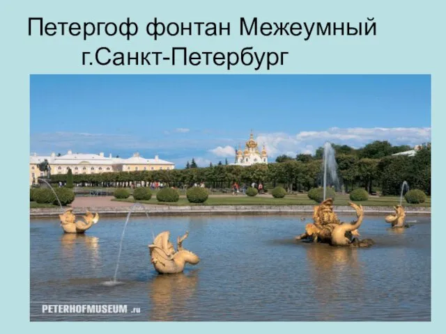 Петергоф фонтан Межеумный г.Санкт-Петербург