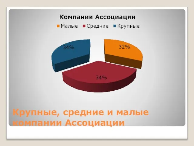 Крупные, средние и малые компании Ассоциации