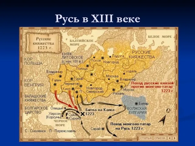 Русь в XIII веке