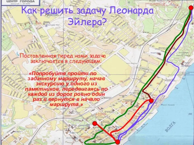 Как решить задачу Леонарда Эйлера? Поставленная перед нами задача заключается в следующем: