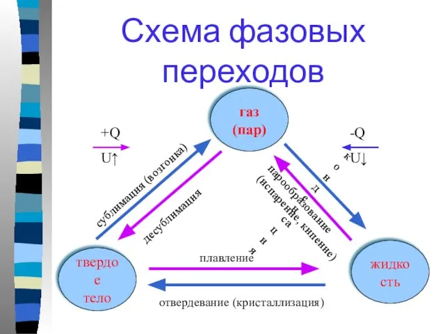 Схема фазовых переходов