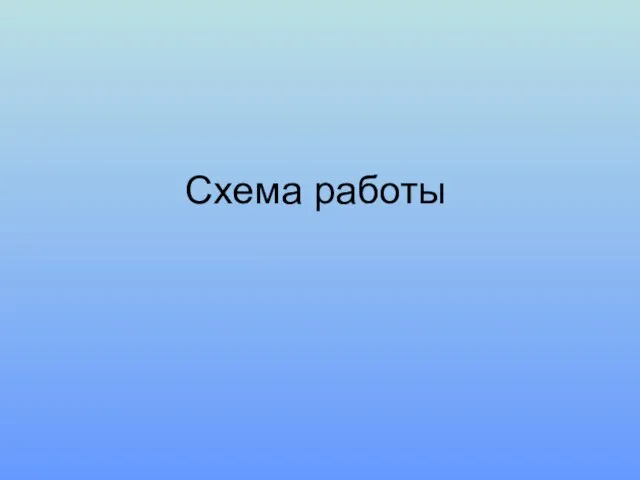 Схема работы