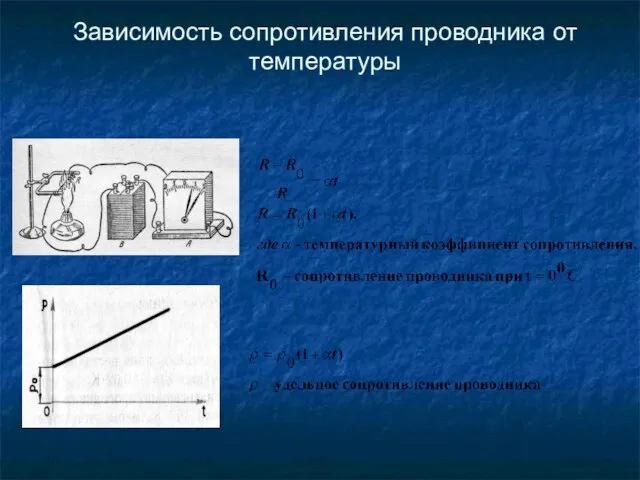 Зависимость сопротивления проводника от температуры