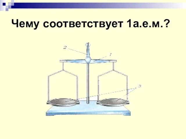 Чему соответствует 1а.е.м.?