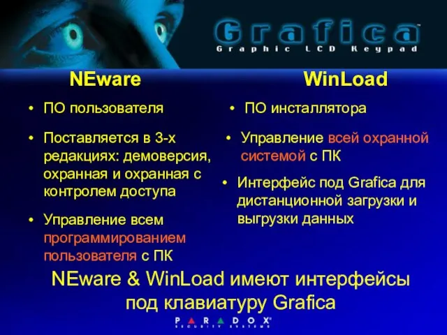 NEware WinLoad ПО инсталлятора NEware & WinLoad имеют интерфейсы под клавиатуру Grafica