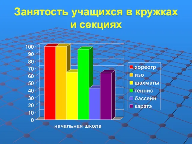 Занятость учащихся в кружках и секциях