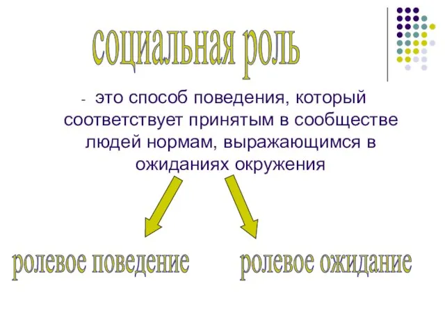 это способ поведения, который соответствует принятым в сообществе людей нормам, выражающимся в